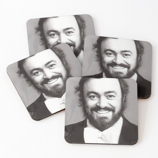 Item preview, luciano pavarotti bw designed and sold by mondy4.