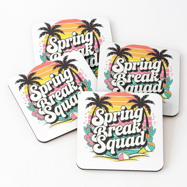 Item preview, Spring Break Squad Tropical Retro Vacation Design designed and sold by BunBuntheDog-.