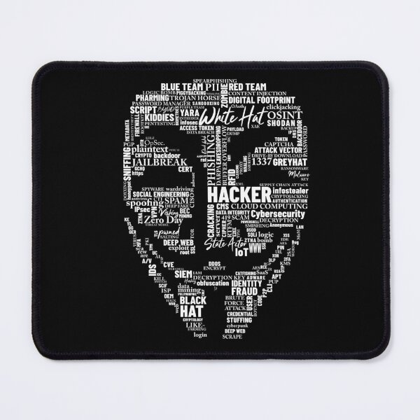 Item preview, The Ultimate Hacker Cybersecurity Word Cloud designed and sold by Nerd Shizzle.