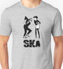 ska music punk retro dance girl guy Unisex T-Shirt