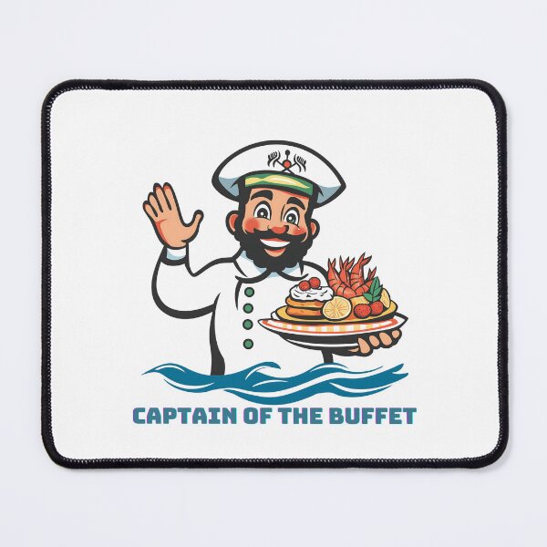 Item preview, Captain of the Buffet - Funny Cruise Lover Design designed and sold by Liseri.