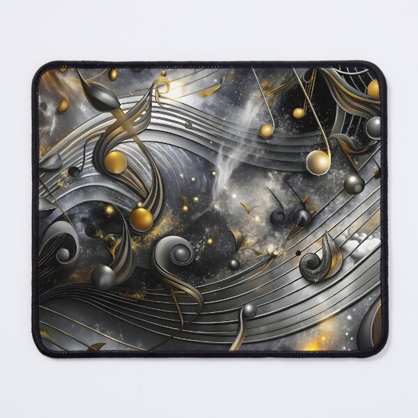 Item preview, Abstract Musical Notes in Cosmic Background designed and sold by Rostislav Bouda.