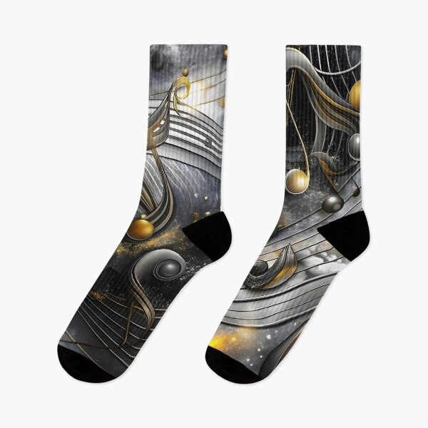Item preview, Abstract Musical Notes in Cosmic Background designed and sold by Rostislav Bouda.