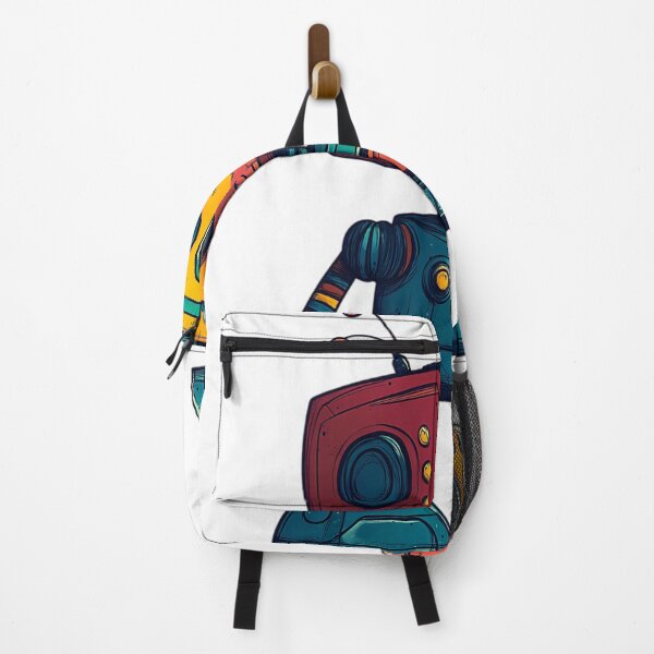 Item preview, Vibrant Cartoon Bot designed and sold by NomadicDreamer.
