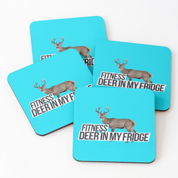 Item preview, Fitness deer in my fridge designed and sold by MushArtist.