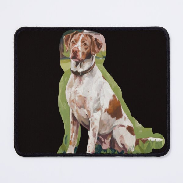 Item preview, Sitting cute Brittany dog designed and sold by DamioPolArt.