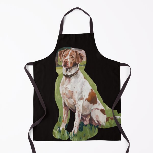 Item preview, Sitting cute Brittany dog designed and sold by DamioPolArt.
