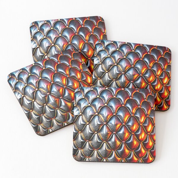 Item preview, Metallic Scale Pattern with Reflective Light designed and sold by Rostislav Bouda.