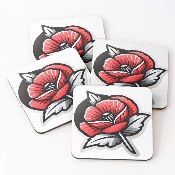 Item preview, Poppy Sticker Minimal designed and sold by Anifone.