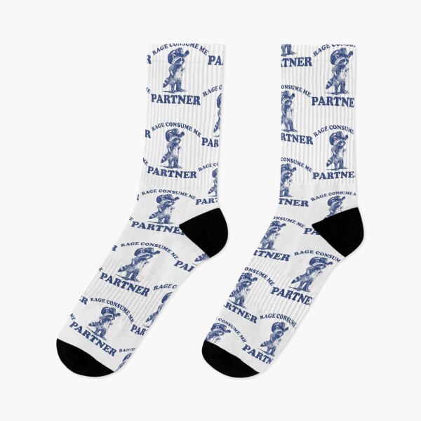 Item preview, Rage Is Consuming Me Funny Cowboy Raccoon Meme designed and sold by DreamyNature.