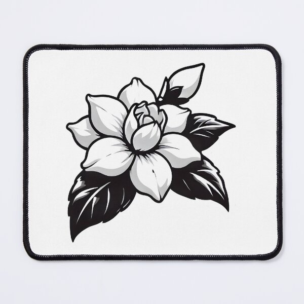 Item preview, White Jasmine Minimal Sticker designed and sold by Anifone.