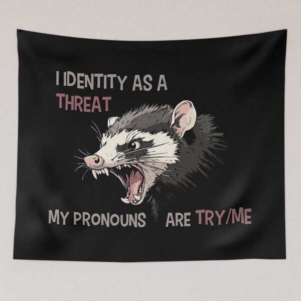 Item preview, Opossum Meme Identity Try / Me designed and sold by Beltschazar.