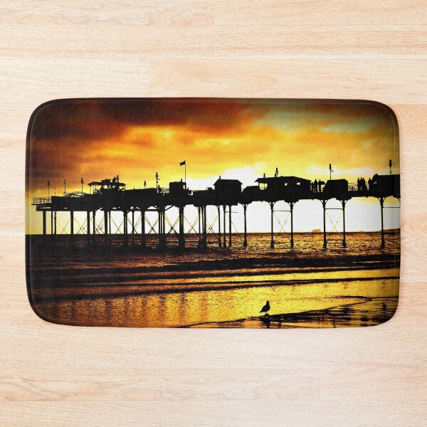 Item preview, Teignmouth Pier And Beach Devon England UK designed and sold by AndyEvansPhotos.