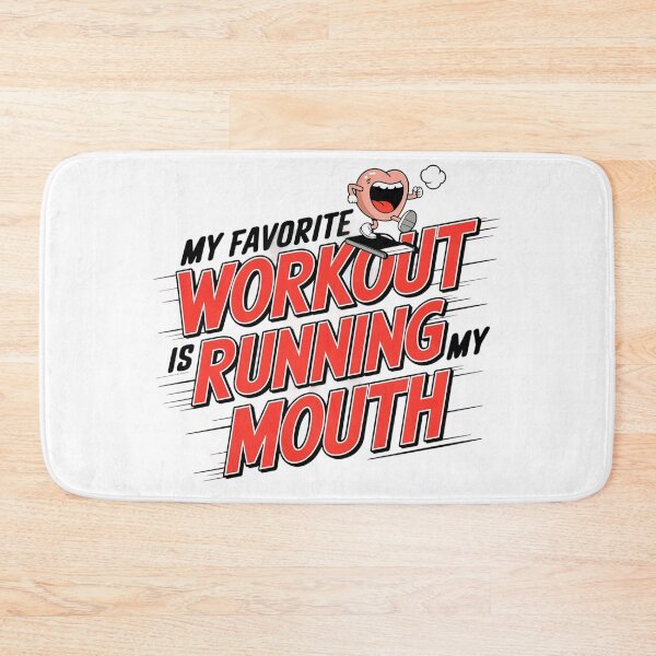 Item preview, My Favorite Workout Is Running My Mouth designed and sold by MagicWander.