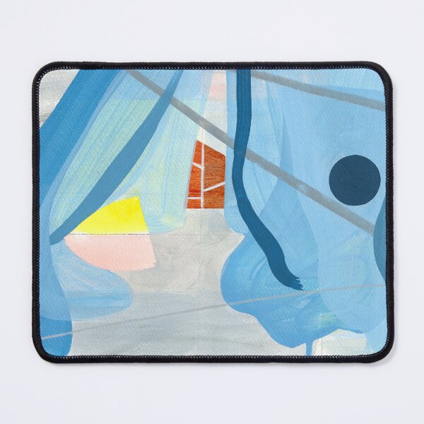 Item preview, Blue Abstract Interior designed and sold by lisavrobinson.