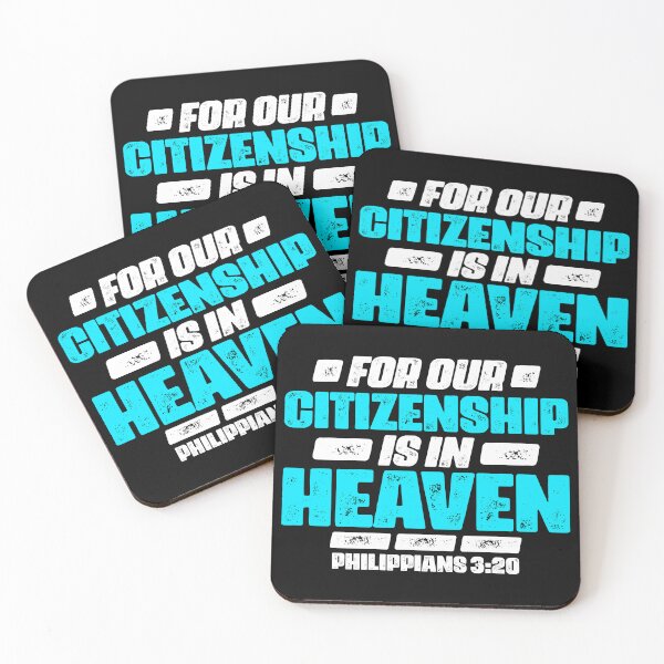 Item preview, Philippians 3:20 For Our Citizenship Is In Heaven designed and sold by plushism.