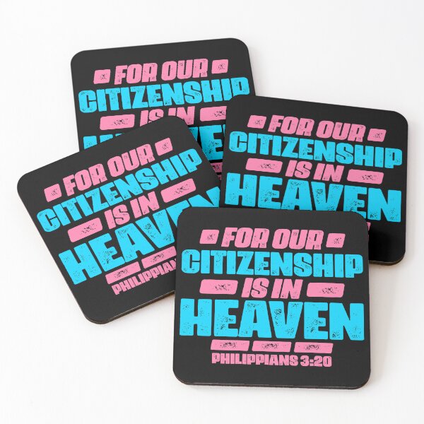 Item preview, Philippians 3:20 For Our Citizenship Is In Heaven designed and sold by plushism.