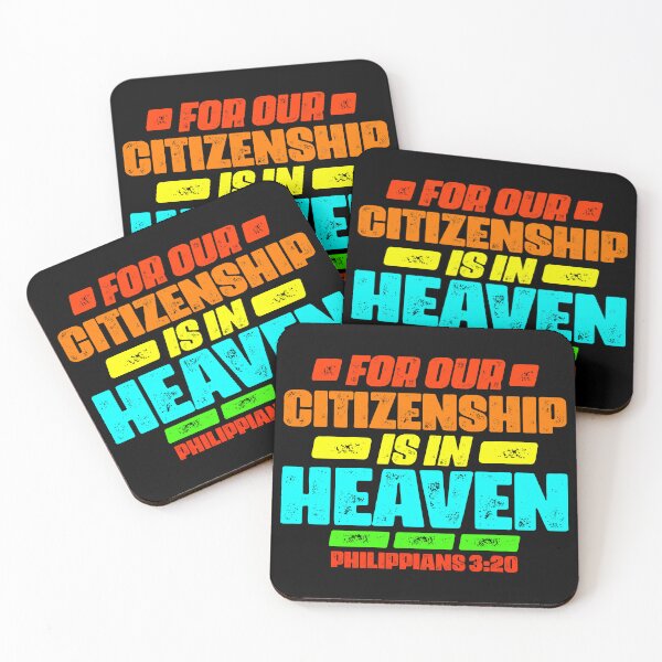 Item preview, Philippians 3:20 For Our Citizenship Is In Heaven designed and sold by plushism.