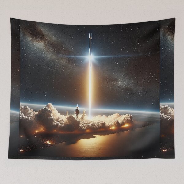 Item preview, Journey to the Stars: A SpaceX Launch in the Night Sky designed and sold by Meta2Physical.
