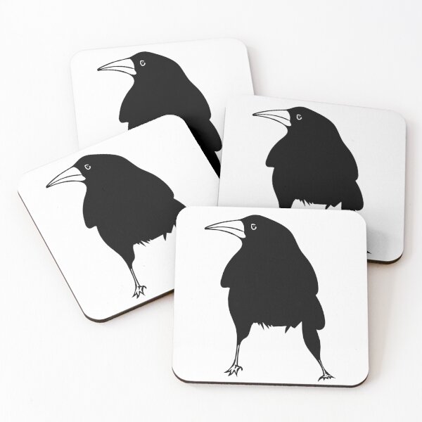 Item preview, The crow is curious designed and sold by CatMacScot.