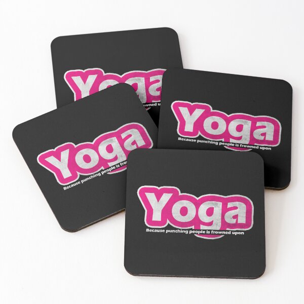 Item preview, Yoga Because Punching People Is Frowned Upon designed and sold by HorizonDesignz.