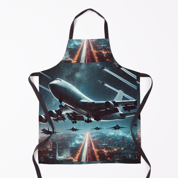 Item preview, Secret 747 Futuristic Military Sky: Aerial Jet Defense at Night designed and sold by Meta2Physical.