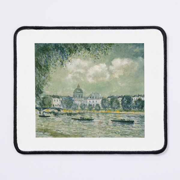 Item preview, Landscape along the Seine with the Institut de France and the Pont des Arts designed and sold by beccainskeep.