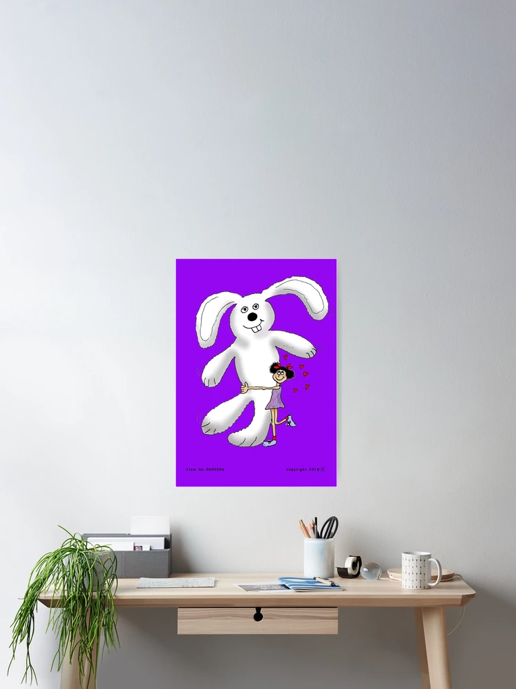Thumbnail 2 of 3, Poster, White Rabbit designed and sold by Geoffrey & Michelle Thomson.