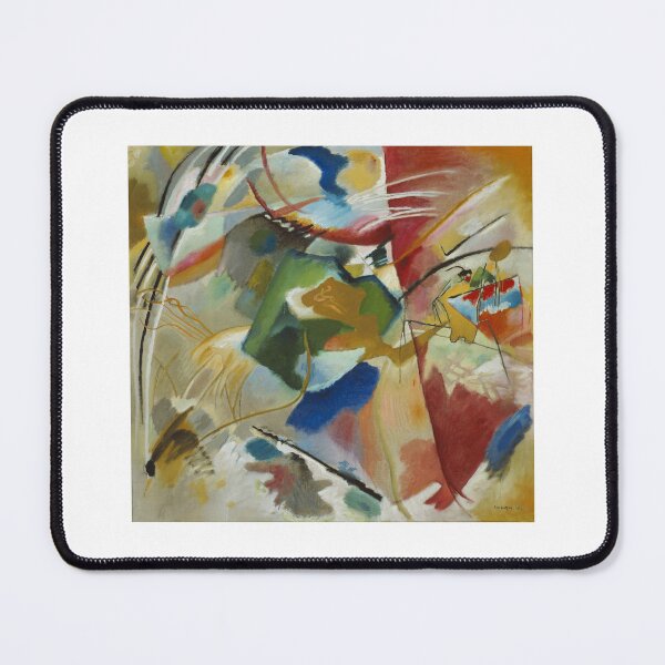 Item preview, Vasily Kandinsky Painting with Green Center designed and sold by beccainskeep.