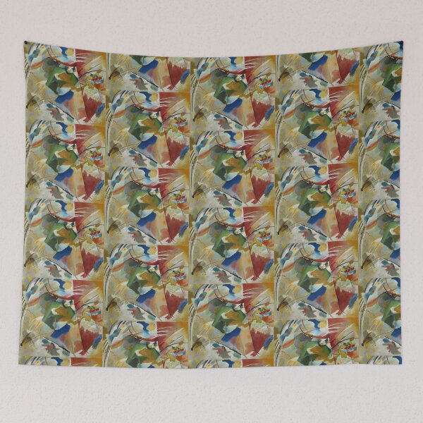 Item preview, Vasily Kandinsky Painting with Green Center designed and sold by beccainskeep.