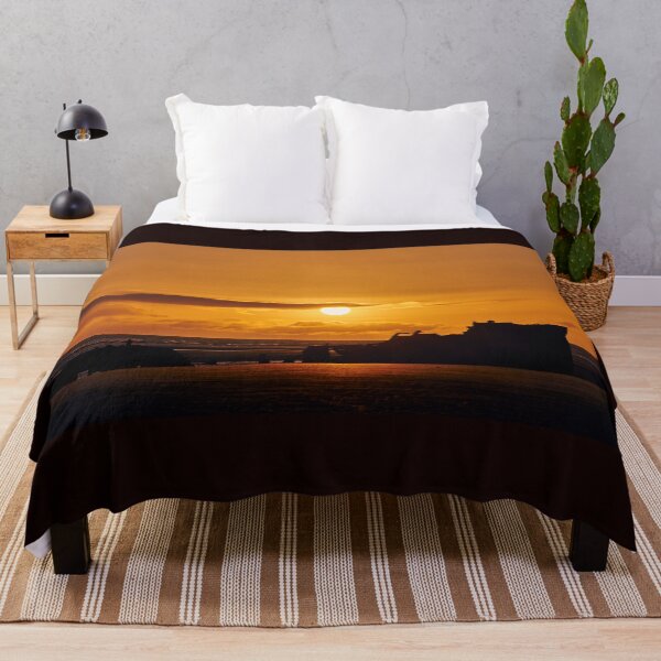Item preview, Golden Hour Shipwreck Sunrise at Irish Beach Photograph 1 designed and sold by Marcin W Photography.