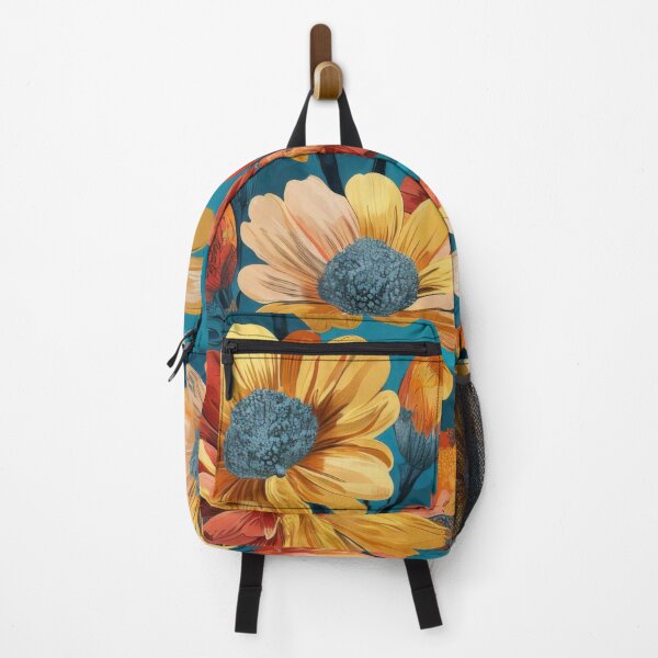 Item preview, Vibrant Floral Pattern With Stylized Daisy-Like Flowers designed and sold by estampavibe.