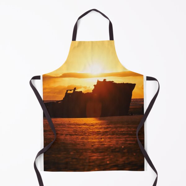 Item preview, Golden Hour Shipwreck Sunrise at Irish Beach Photograph 1 designed and sold by Marcin W Photography.