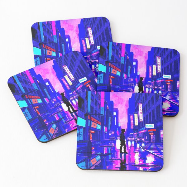 Item preview, Neon Dreamscape Reflections designed and sold by PanoramaPrints.
