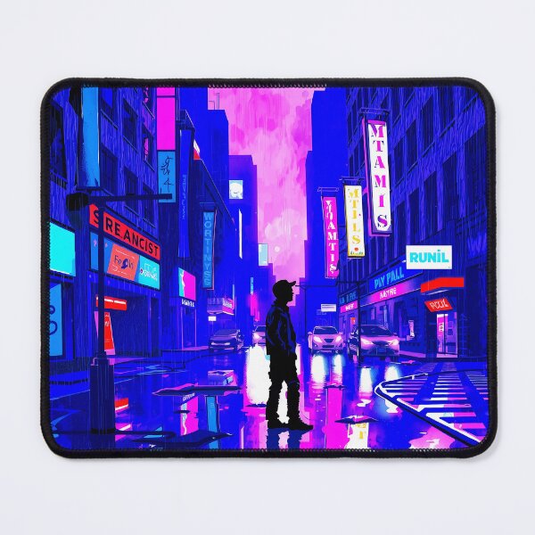 Item preview, Neon Dreamscape Reflections designed and sold by PanoramaPrints.