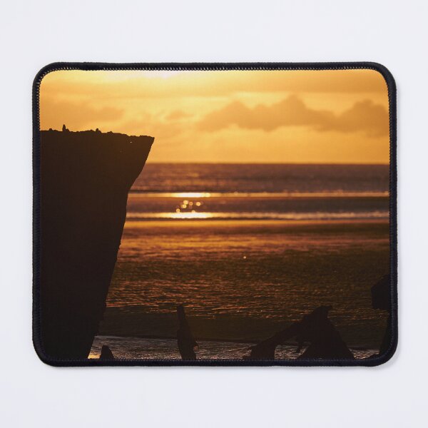 Item preview, Golden Hour Shipwreck Sunrise at Irish Beach Photograph 3 designed and sold by Marcin W Photography.