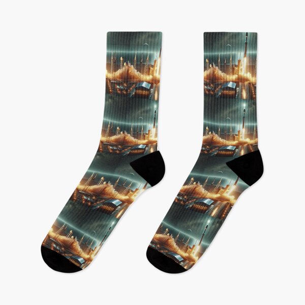 Item preview, Futuristic Rocket Launch designed and sold by Meta2Physical.