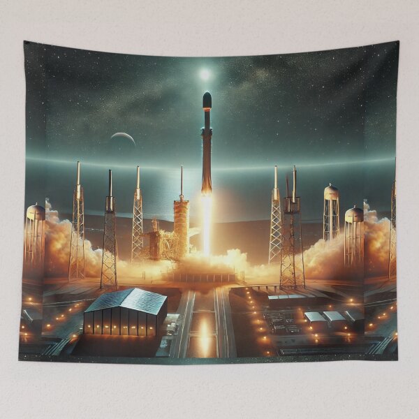 Item preview, Futuristic Rocket Launch designed and sold by Meta2Physical.
