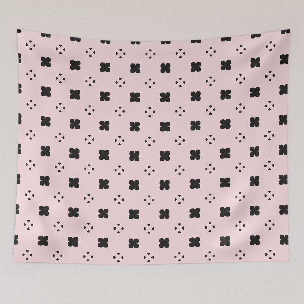 Item preview, Black and Pink Modern Floral Seamless Pattern. designed and sold by Merbuda.
