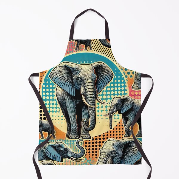 Item preview, African Ethno Elephant Vibes designed and sold by WildlifeSafari.