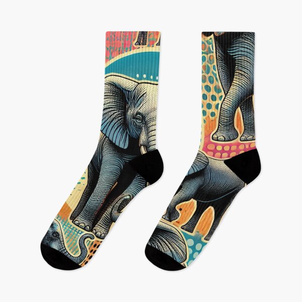Item preview, African Ethno Elephant Vibes designed and sold by WildlifeSafari.
