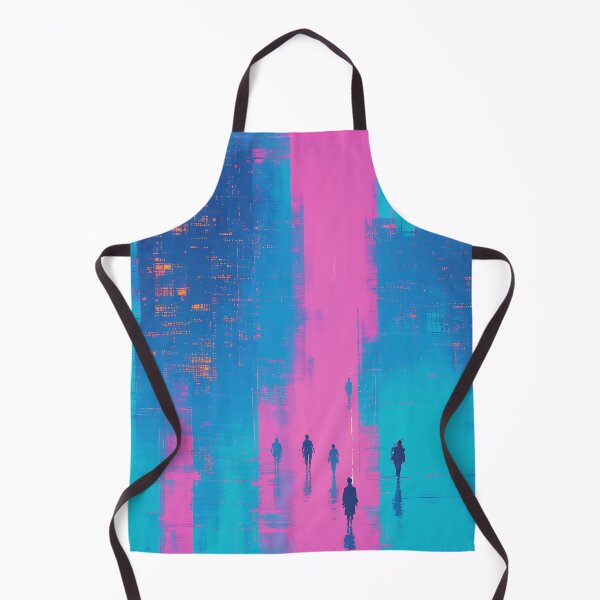 Item preview, Violet Dreamscape Neon City designed and sold by PanoramaPrints.