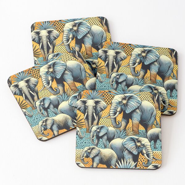 Item preview, Mystical Elephant Patterns designed and sold by WildlifeSafari.