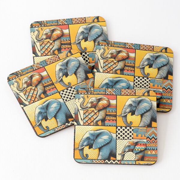 Item preview, Tribal Elephant Dream designed and sold by WildlifeSafari.