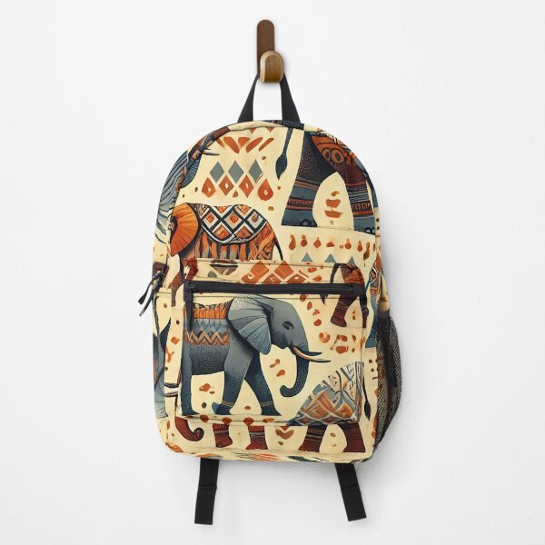 Item preview, Geometric Elephant Tribal designed and sold by WildlifeSafari.