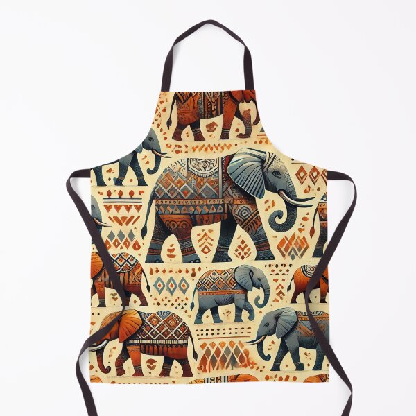 Item preview, Geometric Elephant Tribal designed and sold by WildlifeSafari.