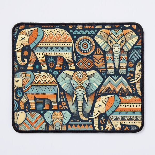 Item preview, Tribal Elephant Ornamental designed and sold by WildlifeSafari.