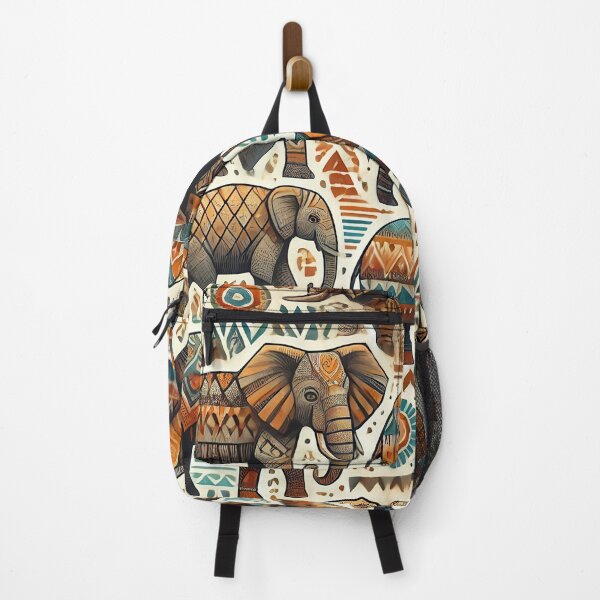 Item preview, Elephant in Tribal Paradise designed and sold by WildlifeSafari.