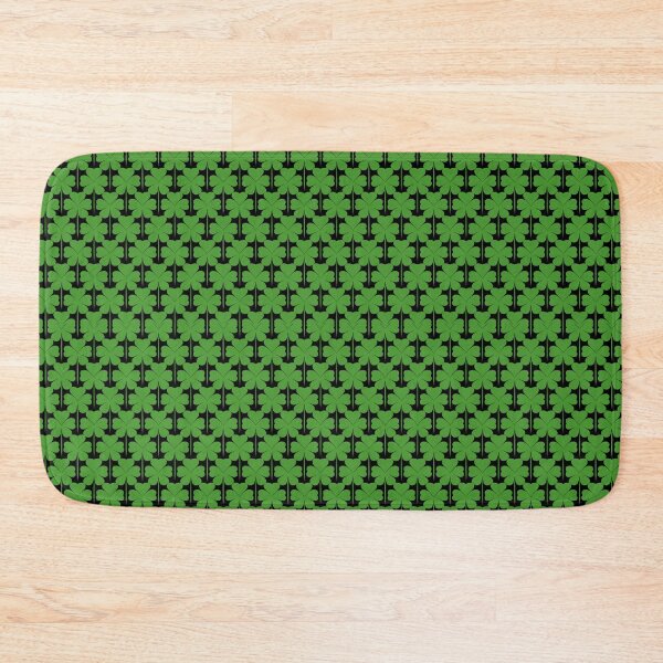 Item preview, Pattern lucky clover, clover leaves 02 green, three-leaf clover designed and sold by SpecialtiesShop.