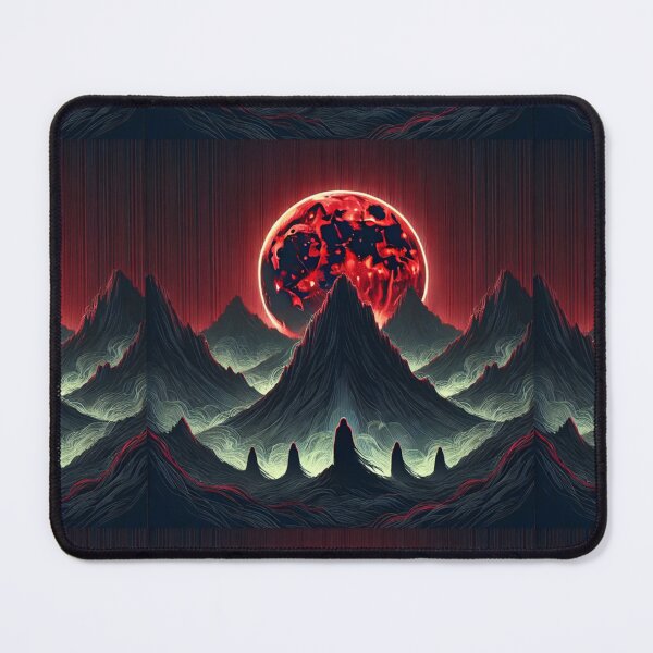 Item preview, The Red Moon Over the Mountains designed and sold by Meta2Physical.